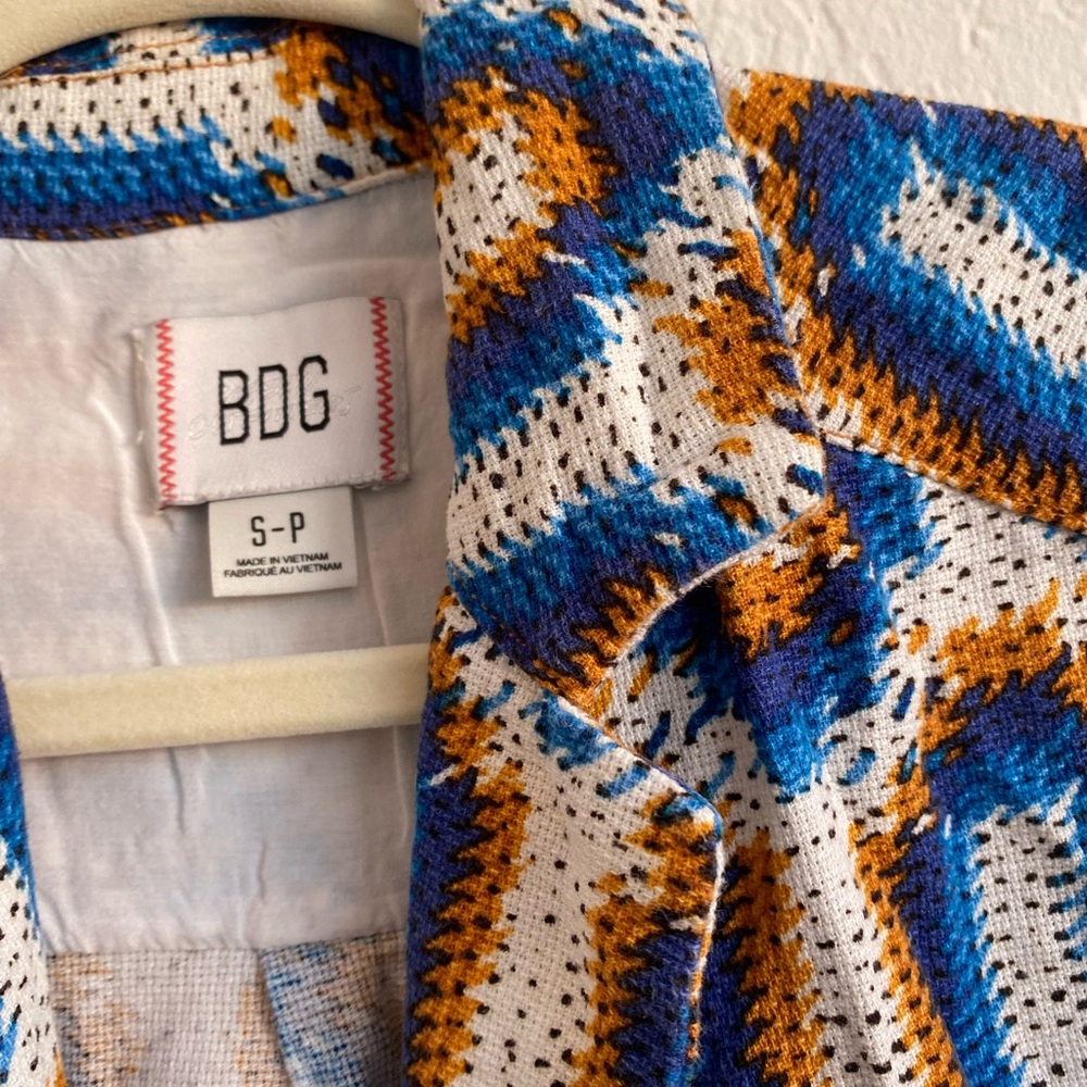 Bdg Multicolor Geometric Button Down Shirt - image 2